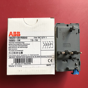 Relais de surcharge thermique TA25DU-11M 7,5-11 3 pôles Classe 10 Réinitialisation automatique/manuelle pour contacteurs de la série A Rail DIN - Product Image 2