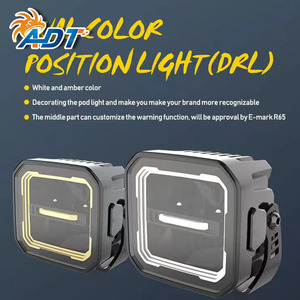 ไฟส่องสว่างสำหรับงานหนัก ADT Heavy Duty Flood Beam 3200lm 40w IP67 กันน้ำ กันฝุ่น สำหรับรถ Can-Am Polaris Sand Spider Dune Buggy แบบขับเคลื่อนสองล้อ - Product Image 3