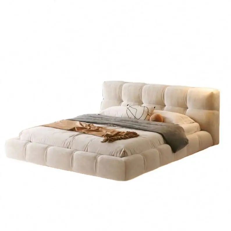 2023 camas de madera para dormir de aire tamaño king con marco moderno de alta calidad