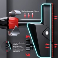 Barre de traction réglable en acier pour porte, multifonctionnelle, pour la musculation à domicile, avec une portée de hauteur de 73 à 100 cm, pour l'entraînement de la partie supérieure du corps