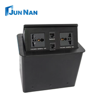 Enchufe Eléctrico Hidráulico Emergente para Mesa, Enchufe Empotrado Impermeable con Puerto USB, Enchufe para Reino Unido, Estados Unidos, Unión Europea y Australia para Muebles