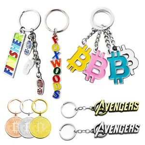 Custom Metal Keychains, Die Cut, Enamel, Custom Shape, Promotional