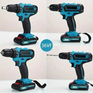 Probador de aislamiento eléctrico sin escobillas personalizado OEM, juego de herramientas de caja dura de tornillo de tierra de conducción de pilas con máquina de taladro eléctrico - Product Image 5