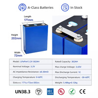 Cellule de Batterie LiFePO4 d'Énergie Solaire de Qualité A, 4 ou 16 Pièces, 280Ah à 340Ah (300Ah, 302Ah, 306Ah, 310Ah, 314Ah, 315Ah, 340Ah Inclus)