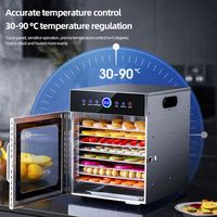 Commerciële Voedsel Dehydrator Machine Voor Gedehydrateerde Groenten Automatische Fruit En Groente Droger Thuis Droogmachine