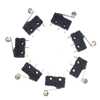 AC 250V 5A SPDT 1NO 1NC Momentané 3Pin Levier À Rouleaux Micro Commutateurs