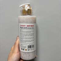 Gel Douche Premium à l'Acide Kojique et au Collagène Éclaircissant Hydratant Exfoliant Lissant pour Peaux Foncées Soin Quotidien 500ml
