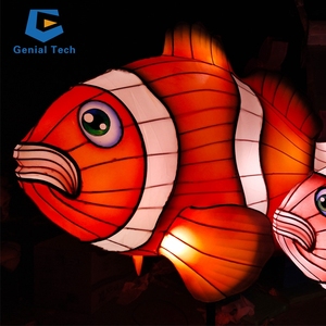 Linternas de Animales Marinos Chinos para Fiesta de Halloween, Linterna de Sirena - Product Image 1