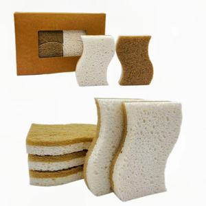 Phân Hủy Sinh Học Tự Nhiên Nhà Bếp Miếng Bọt Biển Ủ Cellulose Dừa Scrubber Miếng Bọt Biển Sinh Thái Thân Thiện Với Bọt Biển Cho Các Món Ăn - Product Image 6