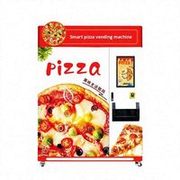 Distributeur automatique 24h/24 de produits chauds et surgelés avec écran tactile, paiement par pièces, cartes et QR code