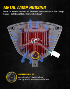E-mark Gas Gas EC 250 300 Dirt Bike phare LED avec DRL accessoires de moto phare LED pour <span class=keywords><strong>GasGas</strong></span> 250F 350F <span class=keywords><strong>Motocross</strong></span> - Product Image 4