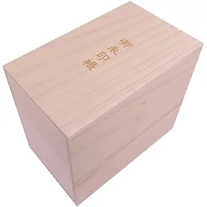 किचन पेंट्री ऑर्गनाइज़र पाउलाउनिया बड़ी क्षमता वाले कपड़े बुक करने वाला लकड़ी का भंडारण बॉक्स हैंडल हार्डवुड ऑर्गनाइज़र के साथ