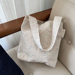 Bolsa de Mezclilla Ecológica, Bolsa de Lona Grande, Logotipo Personalizado Aceptable, Bolsas de Libros Artísticas para Estudiantes - Product Image 2