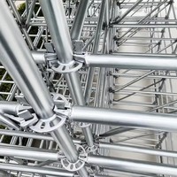 Échafaudage à anneaux réglable robuste en acier Q235, capacité de charge de 800 kg, garantie de 5 ans, design industriel pour usage commercial