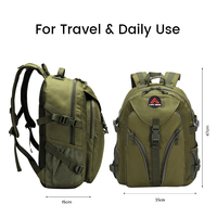 Sac de randonnée tactique léger et imperméable de 25 L, camouflage, système Molle, idéal pour le sport et les voyages en extérieur – Vente chaude en usine, vente en gros