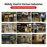 Pantalla LED Publicitaria para Interiores, de Pared o de Pie, con Reproductor Multimedia Automático, para Señalización Digital y Carteles
