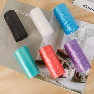 Okiss Trash Bags 45x52cm Thickened Flat Mouth Disposable Home Use 45 Pieces Per Pack - Product Image 2