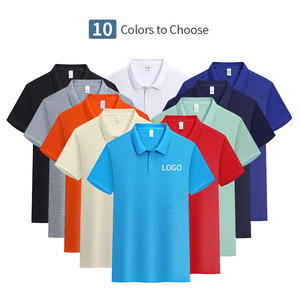 Polo brodé personnalisé avec logo, col contrastant, en tissu piqué hexagonal respirant, uniforme <span class=keywords><strong>de</strong></span> <span class=keywords><strong>travail</strong></span> pour équipes d'entreprise, hommes et femmes - Product Image 1