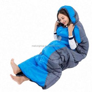 ถุงนอนกันหนาว Mairun Outdoor Camping Hiking รุ่นใหม่ U150 U250 U350 แบบมีฮู้ด ผลิตจากพลาสติก - Product Image 3