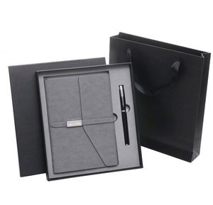 2026 Custom Exquisite Luxury A5 PU Leather Business Planner Silk Screen Printed Cheap <b>Diary</b> <b>Notebooks</b> Pen Gift Set for - Product Image 5