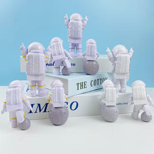 Homesun creativo PVC artigianato 3D astronauta figura figurina ornamento torta <span class=keywords><strong>Topper</strong></span> per torta di compleanno - Product Image 2