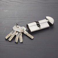 High Security Upvc Door Lock Anti Drill Double Pins Euro Brass Cylinder Lock Double Open Key/Key 100mm Door Lock Cylinder