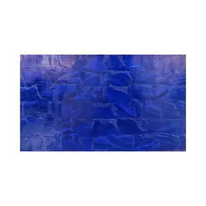 Lámina personalizada de color azul natural para caja de joyería, 9,5x5,5 pulgadas, teñida, concha de Río, Perla Madre, Concha, dapple