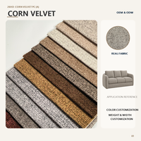 Tissu de velours imprimé pour housse de canapé, coussin, fauteuil et banc de salle à manger – Couleurs et largeurs personnalisées – Fournisseur de tissus pour canapés