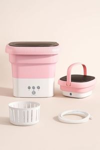 Mini Fully Automatic Portable Foldable Front-Loading Electric Washing Machine 4.6-5.5kg Capacity Class Energy Efficient Manual - Product Image 2