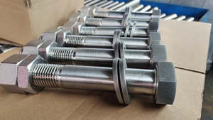 M12 x 45 AISI 904 L bu lông bên ngoài đai ốc máy giặt và khóa máy giặt M10 M16 ss317 317 316 bu lông lục giác - Product Image 2