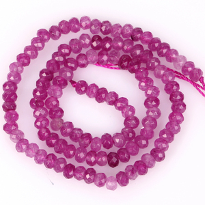 Perles AsVrai U 3x4mm en Agate Rouge Naturelle Facettée, Tourmaline et Quartz Rose pour la Fabrication de Bijoux DIY Bracelets Colliers Accessoires - Product Image 5