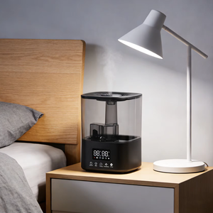 Humidificador de Aire Ultrasónico con Aromaterapia y Desinfección, Elegante, de Gran Capacidad (4.5 L), para el Hogar y para Piso - Product Image 1