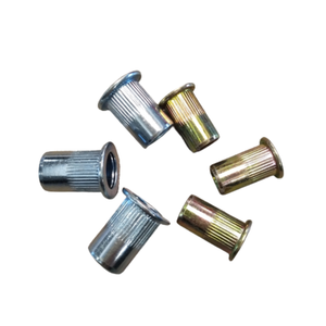 Tuerca de remache de extremo abierto moleteada para cabezal de brida de cilindro neumático - Product Image 1