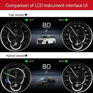 ชุดหน้าปัดดิจิตอล LCD แบบ Virtual Cockpit สำหรับ Toyota Alphard Vellfire ปี 2015-2022 อัพเกรดภายในรถยนต์ - Product Image 6
