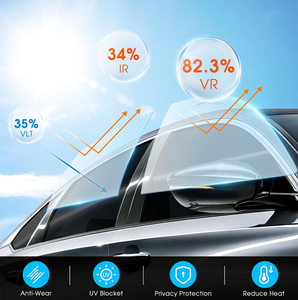 Película de tinte de ventana de seguridad y protección, tecnología antirotura, protege contra robos y mantiene el vidrio unido - Product Image 3