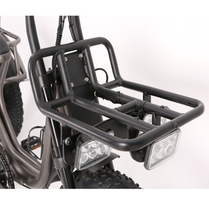 Triciclo de Caza con Llantas Gruesas de 20 Pulgadas, Triciclo Eléctrico de 3 Ruedas con Motor Dual de 48V 500W - Product Image 4