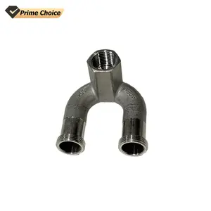 High Quality Screw Elbow 304/316 Stainless Steel Fittings U-type 180 Degree Pipe Fittings Pipe Lines Connect