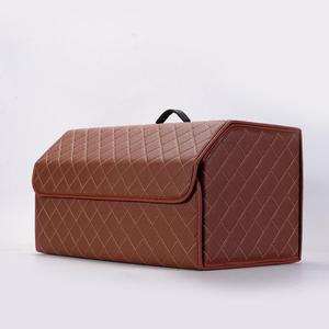 Organizador de coche plegable multifuncional <span class=keywords><strong>Mico</strong></span>, bolsa de almacenamiento colgante para el reposacabezas del coche, impermeable, de cuero de poliuretano - Product Image 4