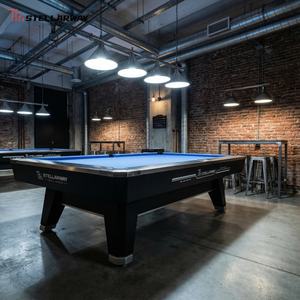 โต๊ะพูลอเมริกัน STELLARWAY สีเทา รุ่น Mist ขนาด <span class=keywords><strong>8</strong></span> <span class=keywords><strong>ฟุต</strong></span>/9 <span class=keywords><strong>ฟุต</strong></span> พร้อมแผ่นหินชนวน 2.5 ซม.  แผ่นรอง K55  พร้อมใช้งาน - Product Image 6