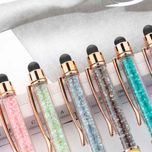 ปากกาลายหินอ่อนสุดเก๋ - ปากกาลูกลื่นโลหะแบบสัมผัสหน้าจอ ดีไซน์สร้างสรรค์ สำหรับนักเรียนและของขวัญ - Product Image 3