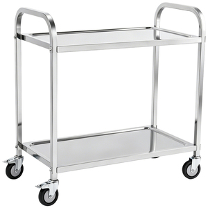 รถเข็นอาหารสแตนเลสแบบถอดประกอบได้ รถเข็นครัวอเนกประสงค์สำหรับโรงแรมและร้านอาหาร - Product Image 1
