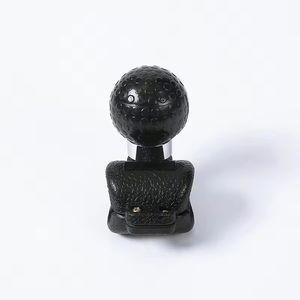 Bouton de volant rétro classique ABS noir haute qualité ajustement universel Durable anti-dérapant pour pièces automobiles - Product Image 4