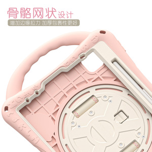 Funda de silicona a prueba de golpes con diseño de dibujos animados para niños, para Apple iPad Pro 11 2018/2020/<span class=keywords><strong>2021</strong></span>/iPad Air 4/Air 5, con correa de mano y soporte. - Product Image 4