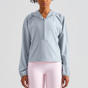 T-shirt sportiva Anti-ultravioletta UV abbigliamento da corsa per Fitness Sport da donna Yoga - Product Image 3