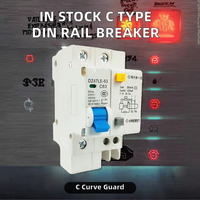 Interruptor de Circuito en Miniatura con Indicador Visible Tipo C para Montaje en Riel DIN, para Control de Energía en el Hogar e Industria