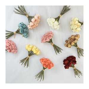 Fleur Artificielle de Rose Réaliste en Soie pour la Saint-Valentin, Décorations de Mariage en Vrac <span class=keywords><strong>Pas</strong></span> Chères, Réception - Product Image 2