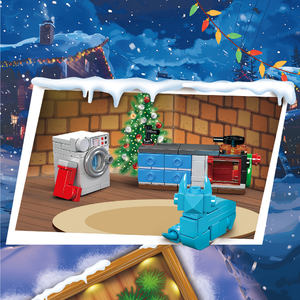 Pour Mould <span class=keywords><strong>King</strong></span> 10164 calendrier de l'avent de noël 2024 ensemble de blocs de construction modèle <span class=keywords><strong>jouet</strong></span> cadeau boîte aveugle briques guirlande de noël pour les enfants - Product Image 3