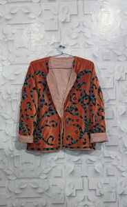 Latest Vintage Long Suzani velvet Jacket Women Elegant Casual Hand Embroidered Winter <b>Coat</b> Cozy Cardigan Dress <b>Beach</b> Free - Product Image 4