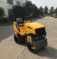 Compacteur à rouleaux vibratoire ST1200 de 1,2 tonne de fabrication chinoise de qualité supérieure, matériel professionnel pour le pavage routier