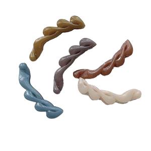 BSCI usine nouvelle tendance épingles à cheveux mat banane grande pince à cheveux français Barrette Vintage esthétique femme filles Accessoires - Product Image 4